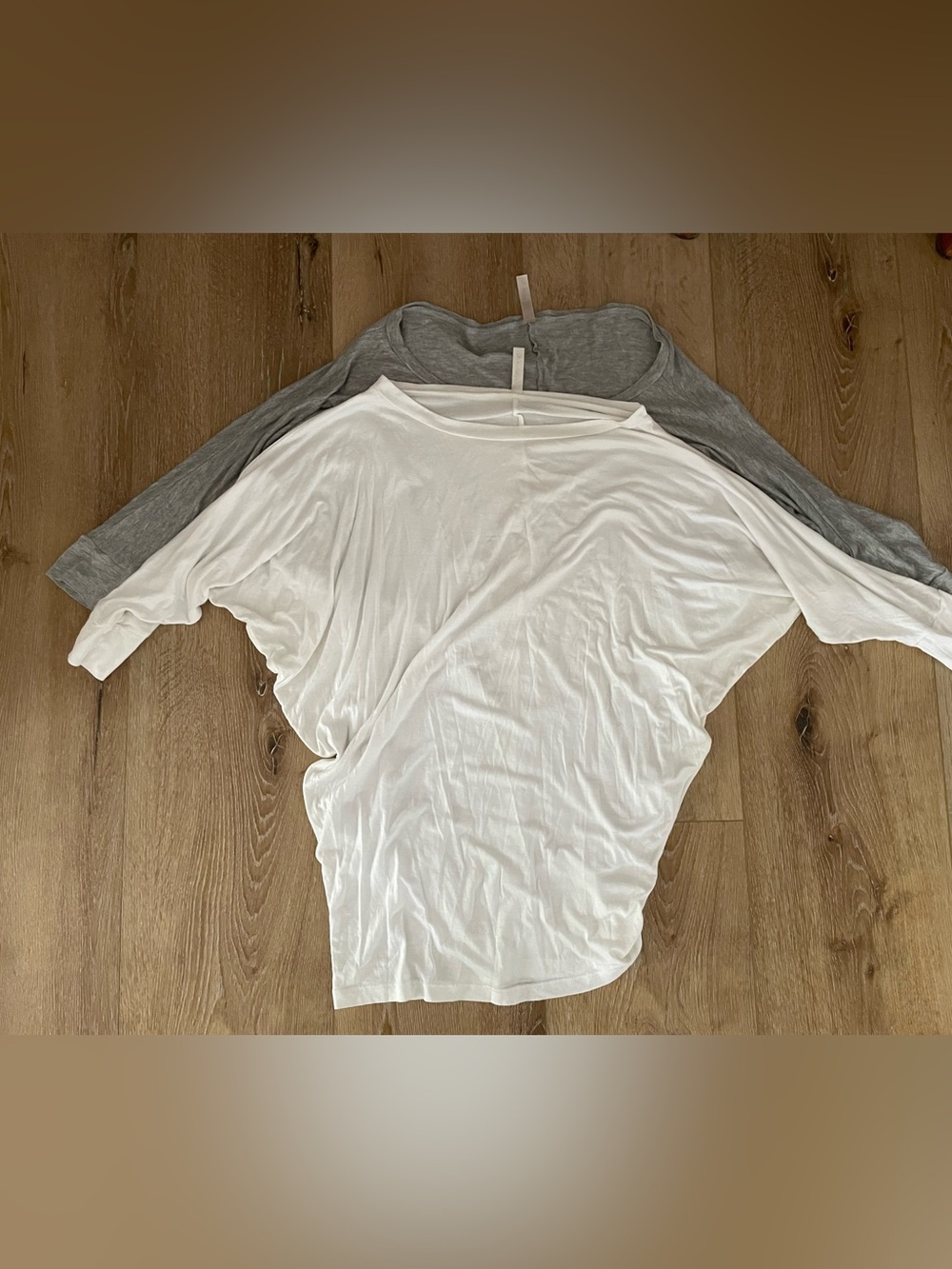 Love in ballet dance top bundle gray and white size small